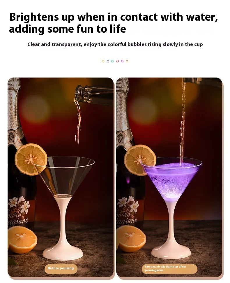 GlasGlo™ - LED-Lichtweingläser