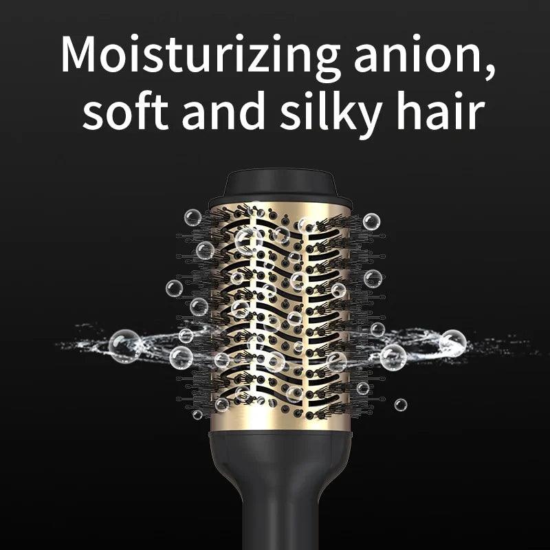 Drehbare Haartrockner-Bürste | 2-in-1 Styling & Volumen | 360° Rotation & Ionentechnologie