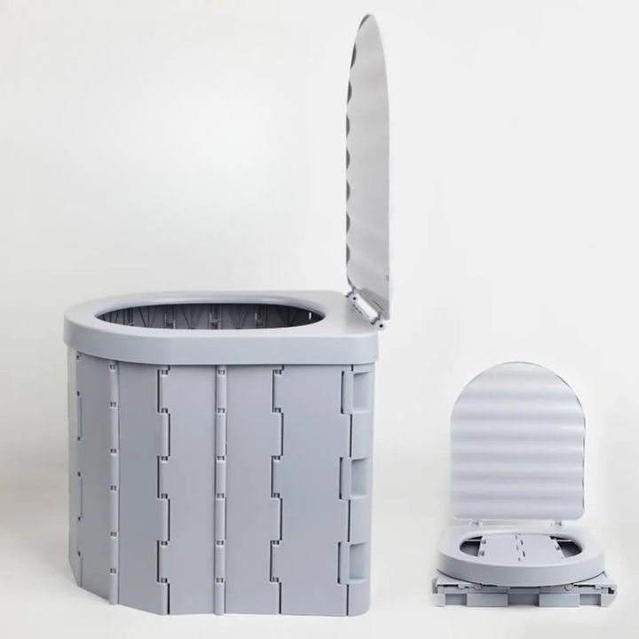 Tragbare Klapptoilette für Outdoor & Notfälle