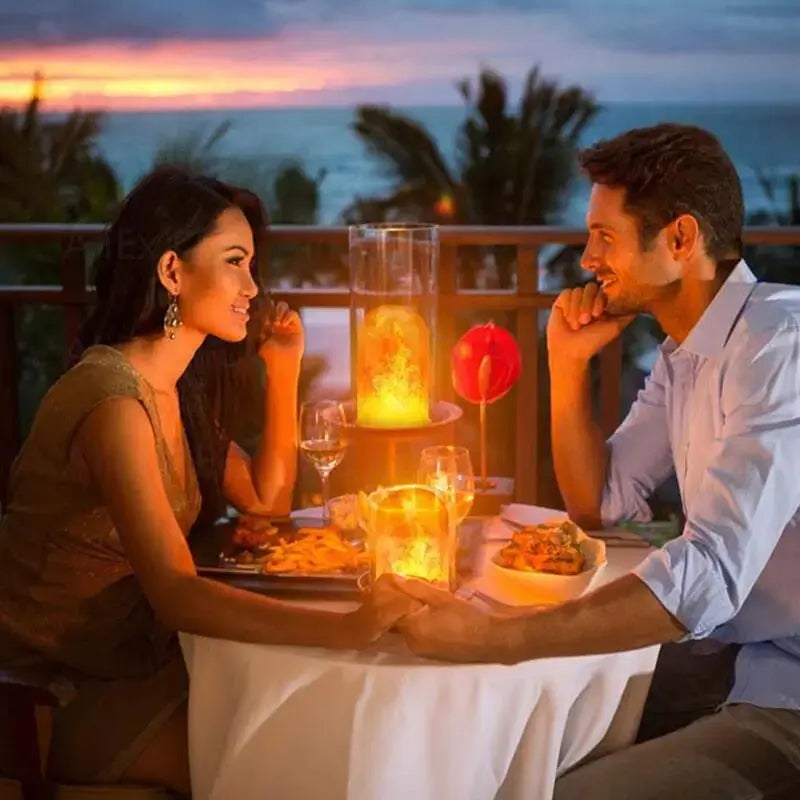 2+1 Gratis | FlameLight™ Bringe die perfekte Stimmung in deinen Raum, ohne dass du dich mit Kerzen herumärgern musst!