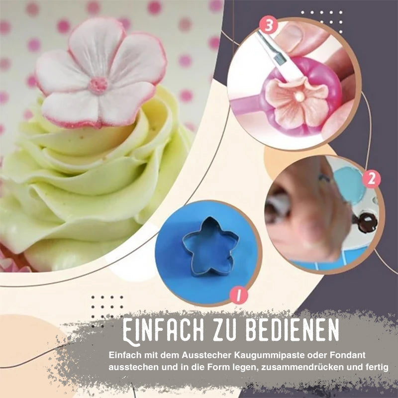 SweetPetal - Kuchen Blumenblüten-Zucker-Kunstform