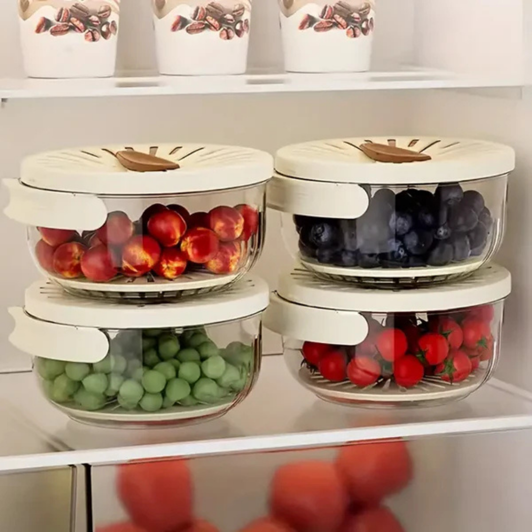 StrainEase™ | 2 in 1 Aufbewahrungs- und Abtropfkorb