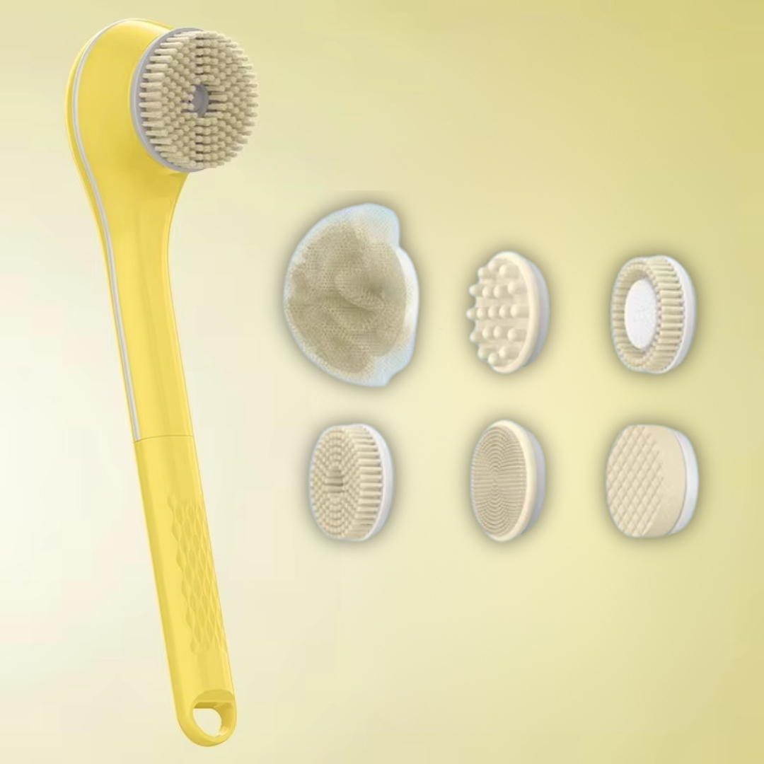 SensaGlow™ | Entfesseln Sie Ihre Frische mit unserer wasserdichten Silikon-Körperbürste