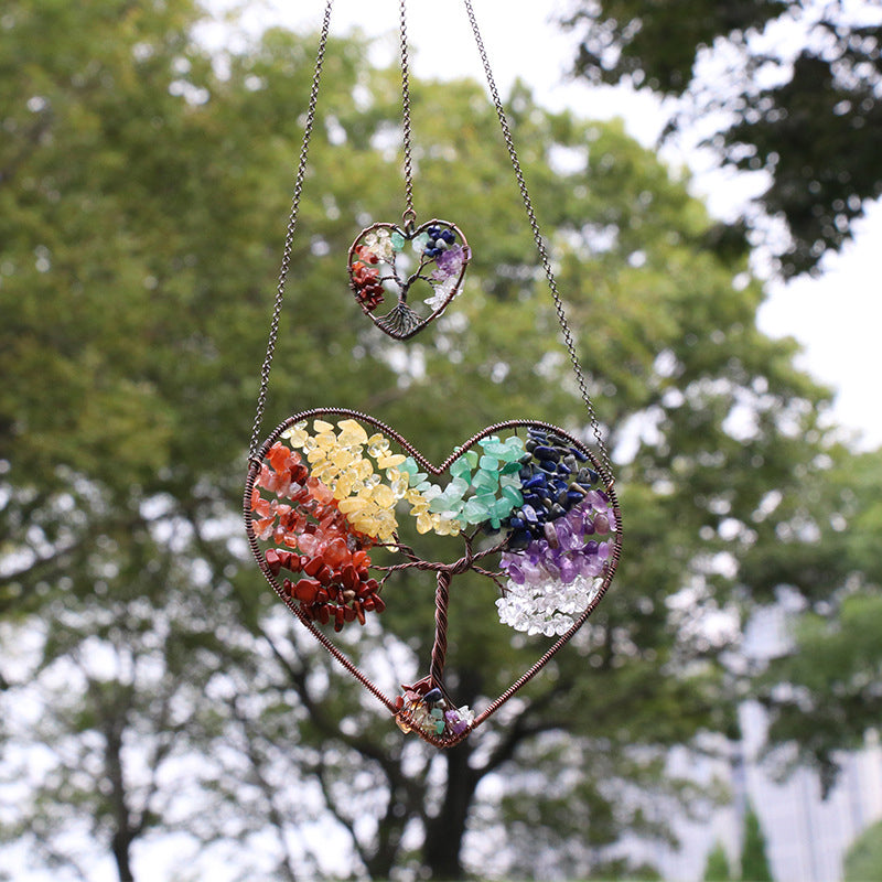 HeartGlow - Der kristallene Lebensbaum-Anhänger