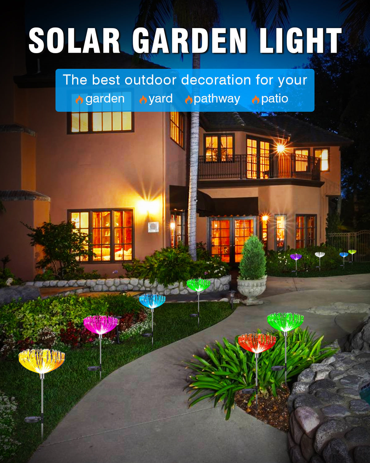 LumiPetal – Farbenfrohe Solarblumen für deinen Garten