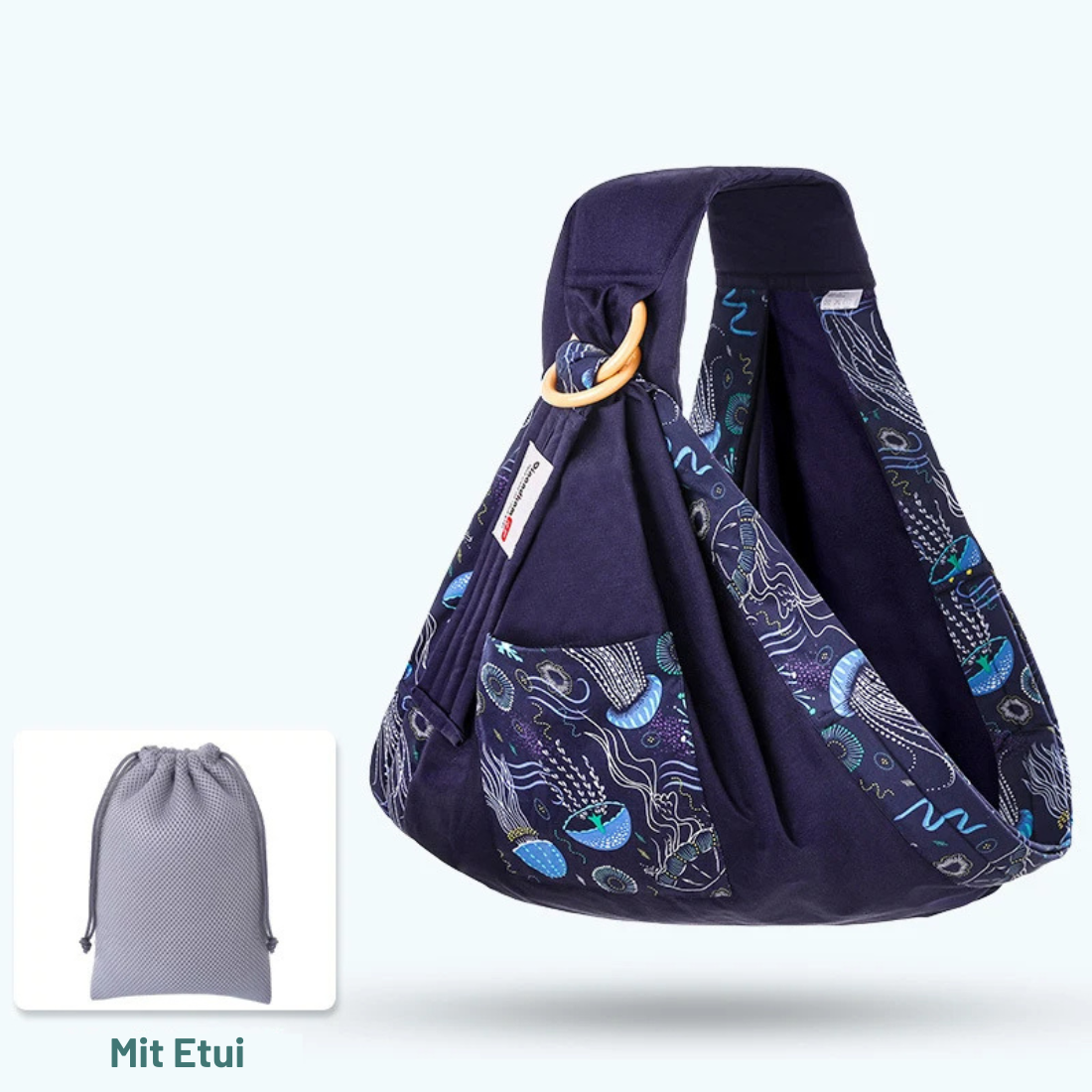 Nestify™ - 2-in-1-Babytrage und Stilldecke