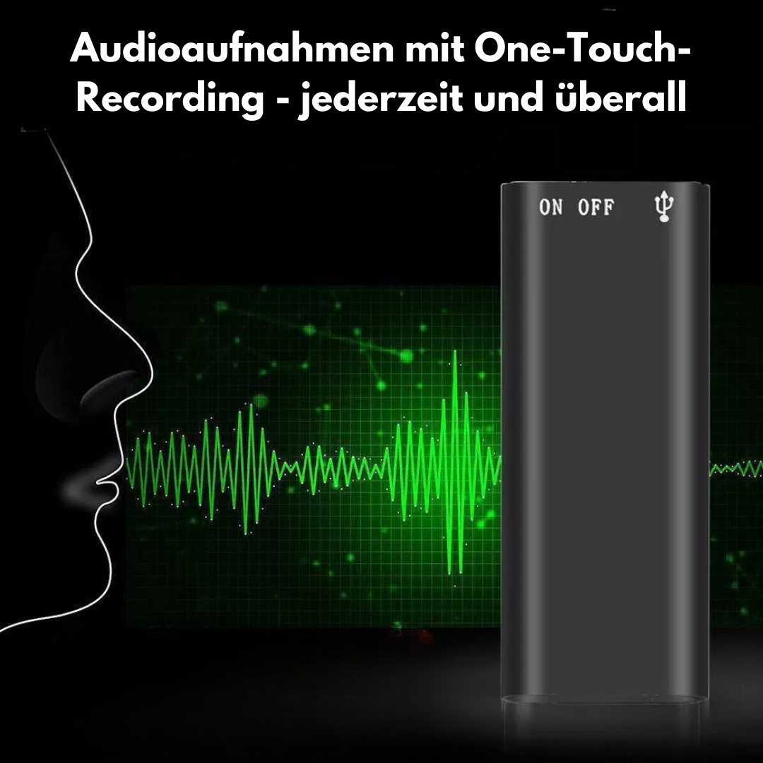 Stealth™ - Ermöglicht Ihnen die schnelle Aufzeichnung von Gesprächen mit nur einer Taste