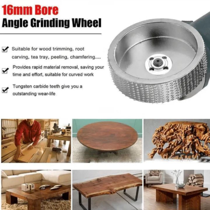 1+1 Gratis | Holz-Winkelschleifscheibe | Schnell & Präzise | Langlebiges Hartmetall