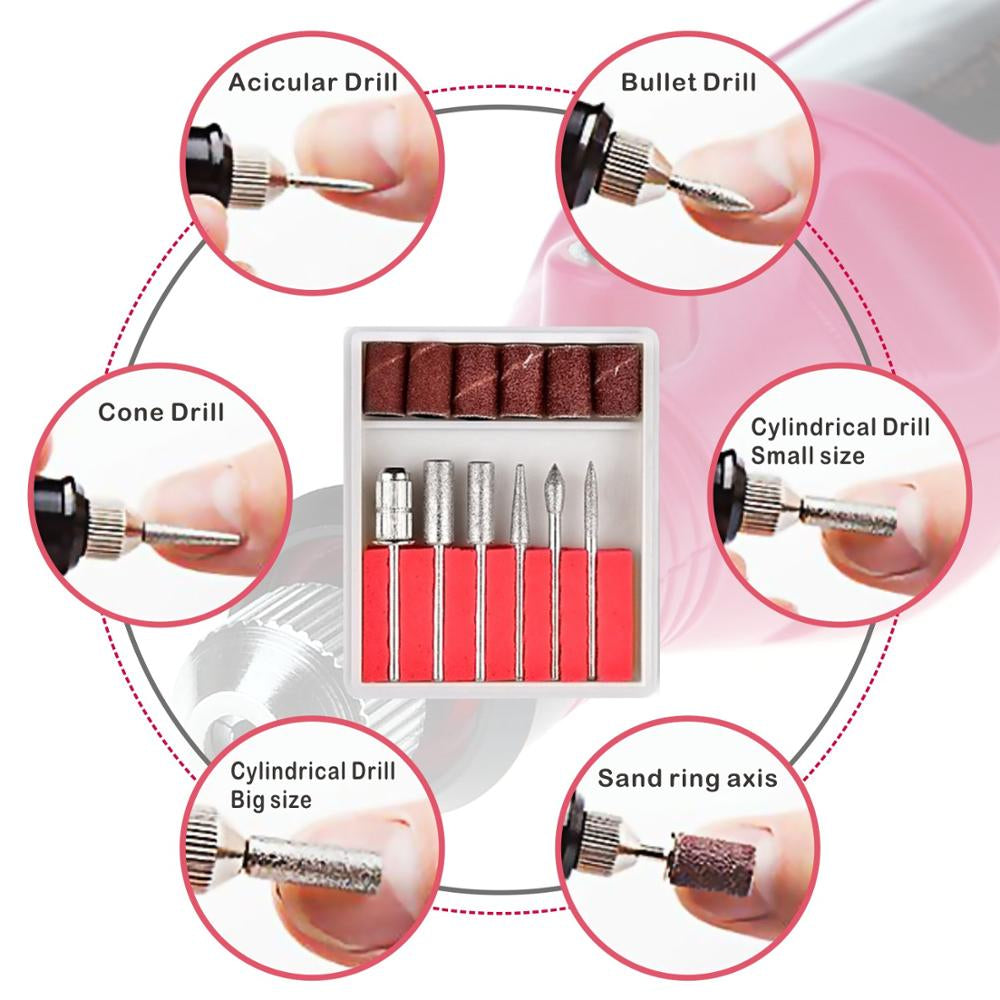 PerfectNails™ 5 in 1 Maniküre-Nagelfeile Drehbank