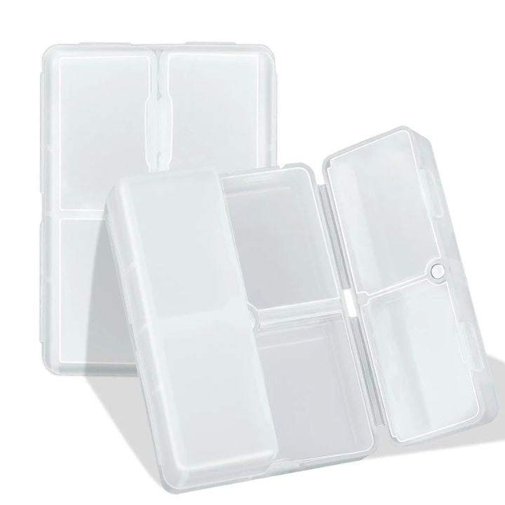 7-Fach-Tablettenbox | Tragbar & kompakt | Wasserdicht & hygienisch | Weiß