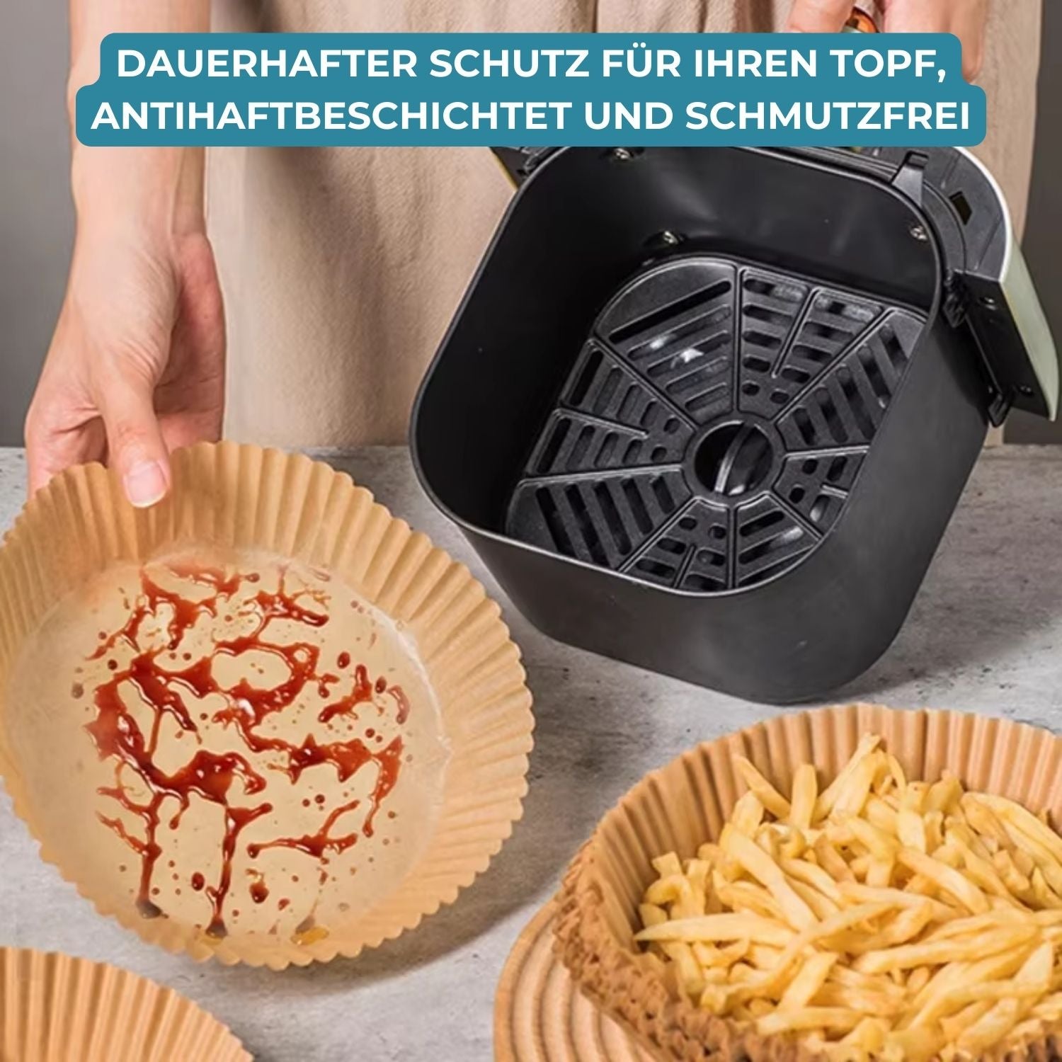 25+25 GRATIS | CleanFry™ - AirFryer-Bleche