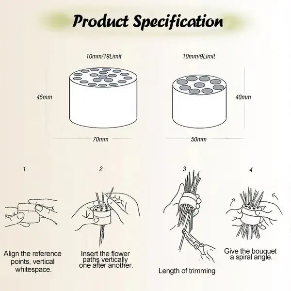 Mayfield™ – Perfekt organisierter Blumenarranger für stilvolle Gestecke
