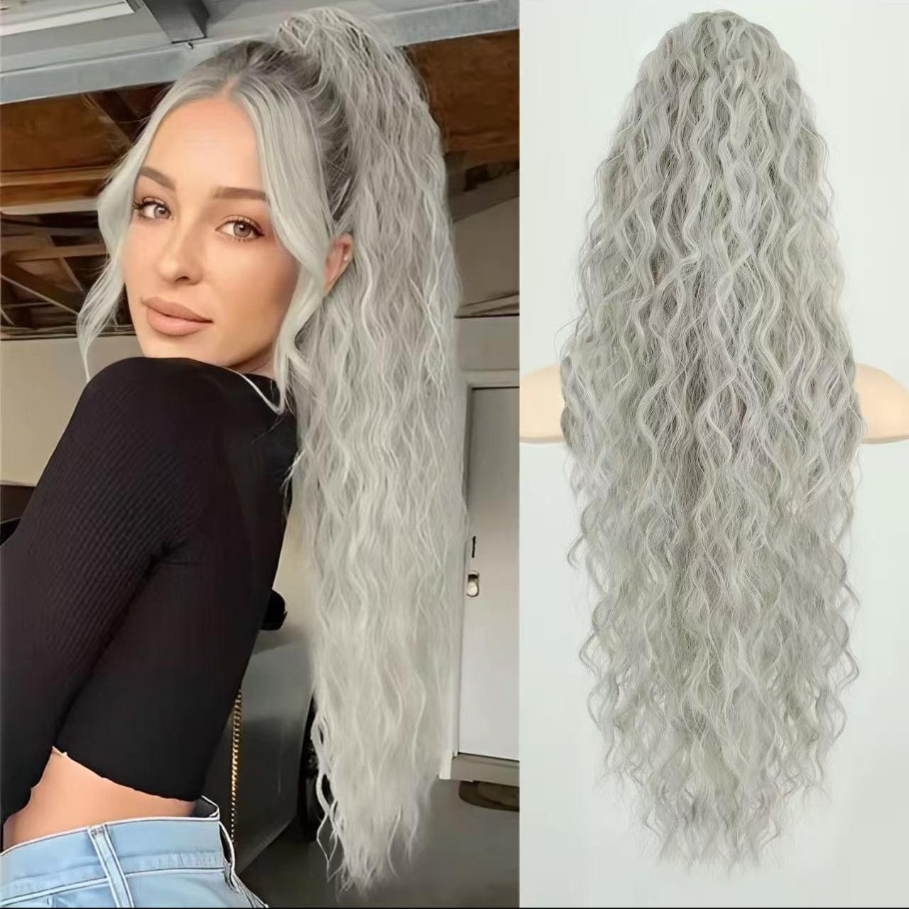 Haarverlängerung | Lockiger Pferdeschwanzaufsatz