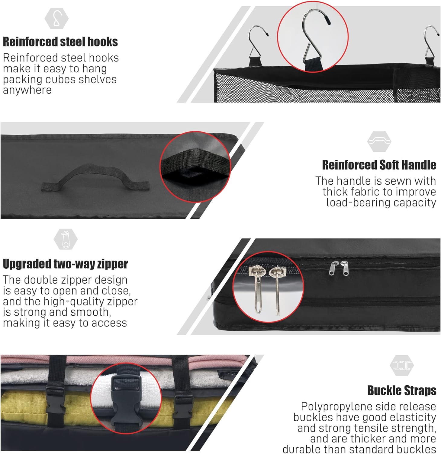 GlideNest™ Organizer — Mühelos Reisen mit einfacher Packkontrolle