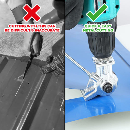 Elektrische Bohrmaschinen-Schere – Verwandelt Ihre Bohrmaschine in eine leistungsstarke Schere!