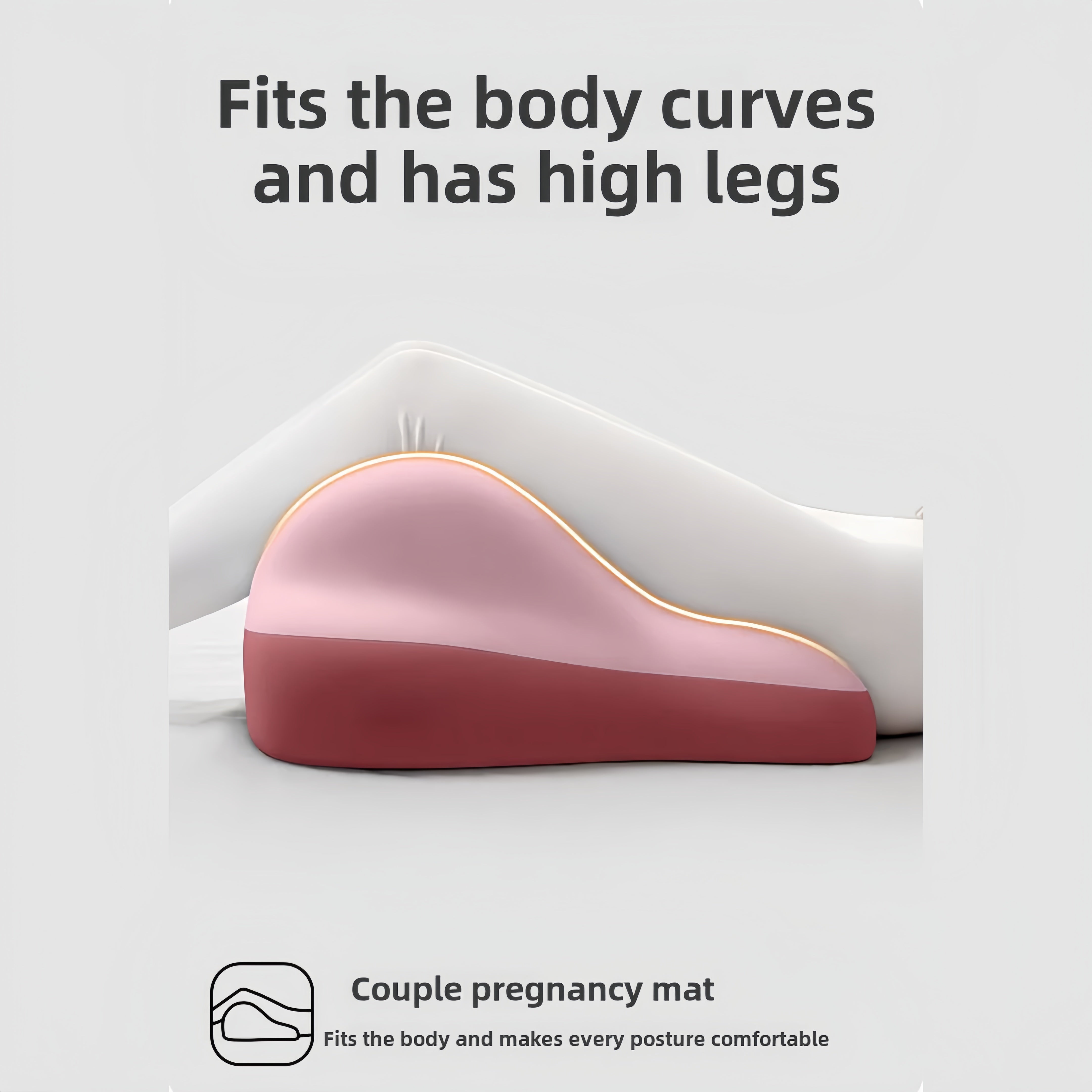 LoveNest Pillow | Ergonomisches Kissen für Paare | Unterstützt Intimität & Komfort | Abnehmbarer Bezug