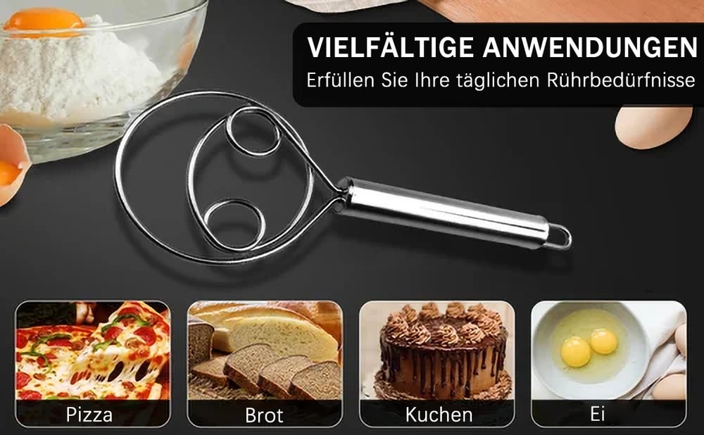 Teigmixer aus lebensmittelechtem Edelstahl – Robust, hygienisch & ideal zum Backen