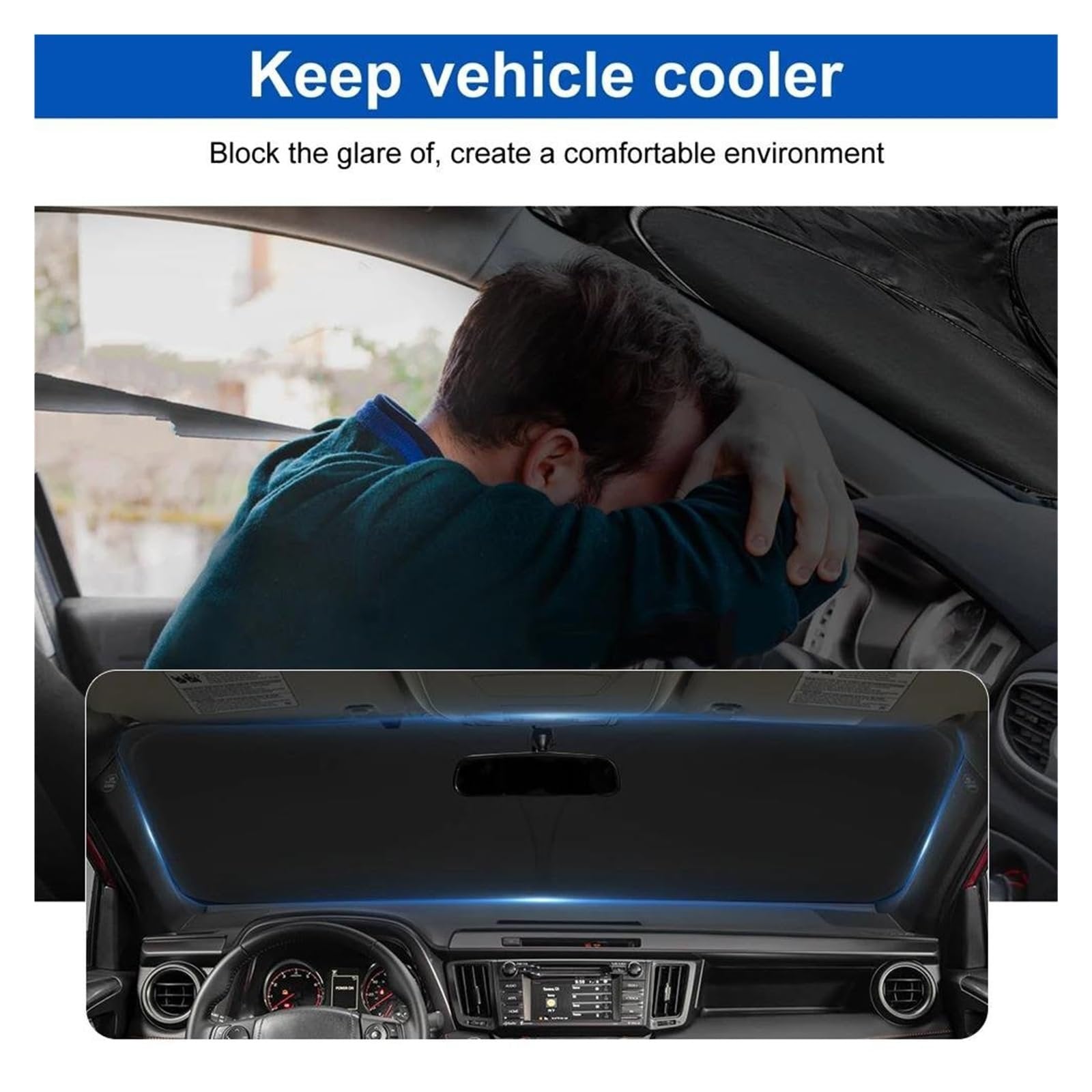 Maßgeschneiderter und effektiver Hitzeschutz-Sonnenschutz fürs Auto