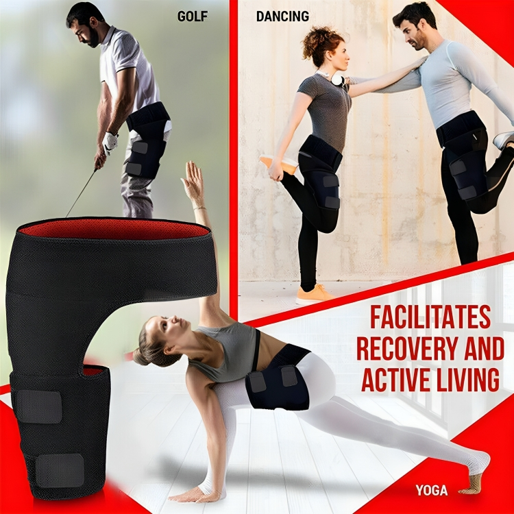 Hüft- & Oberschenkelbandage | Zielgerichtete Unterstützung | Schmerzlinderung | Verstellbare Passform