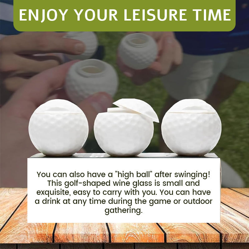 2+2 Gratis | SwingShot™ Kreatives Golfball-Schnapsglas