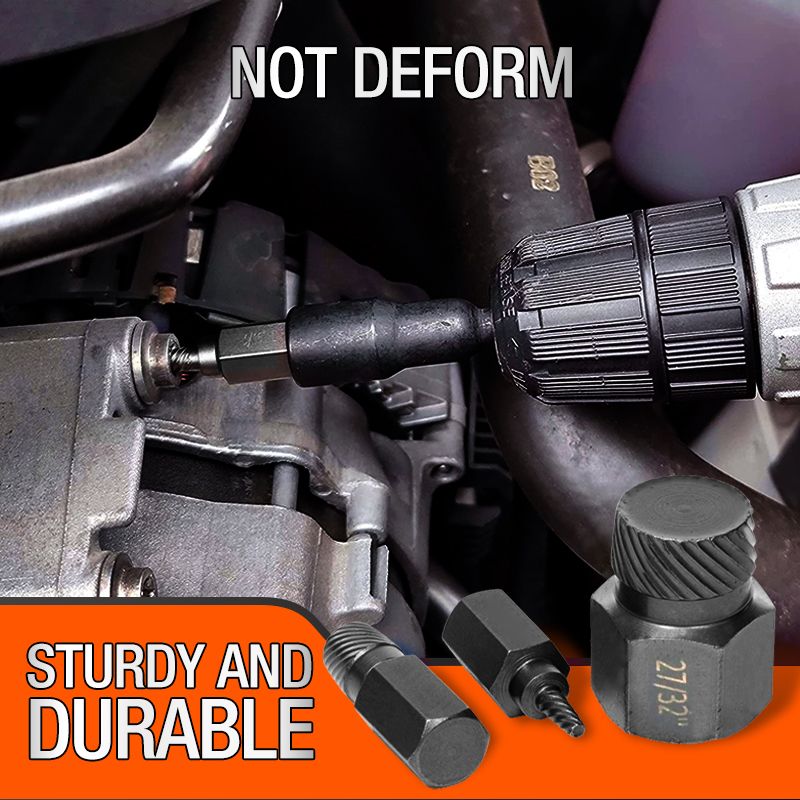 26-teiliges Extraktionsset für gebrochene Schrauben und Bolzen