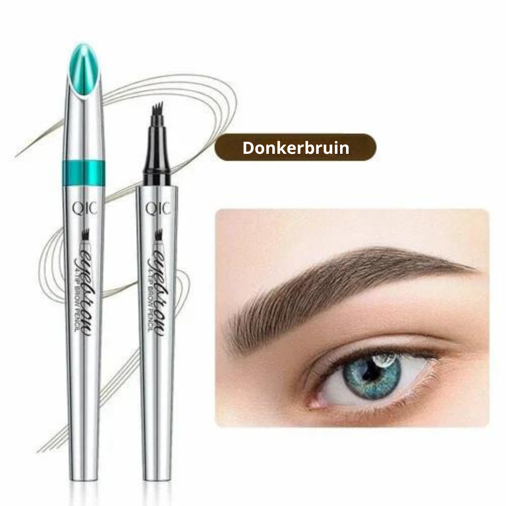 Wasserfester 3D Microblading-Augenbrauenstift mit 4-Gabel-Spitzen