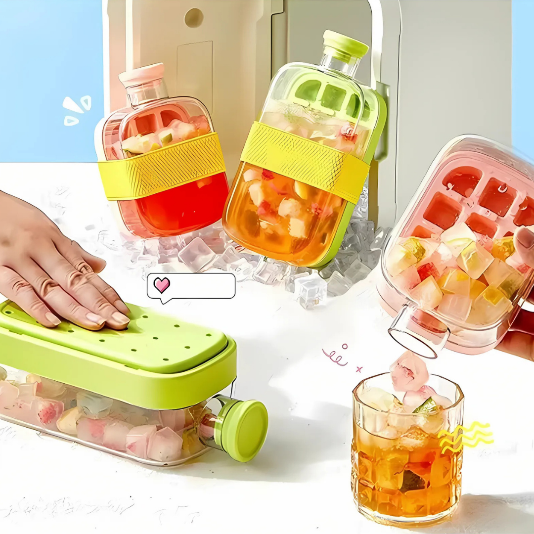 IceCube™ - 2-in-1 Eisschale & Flasche