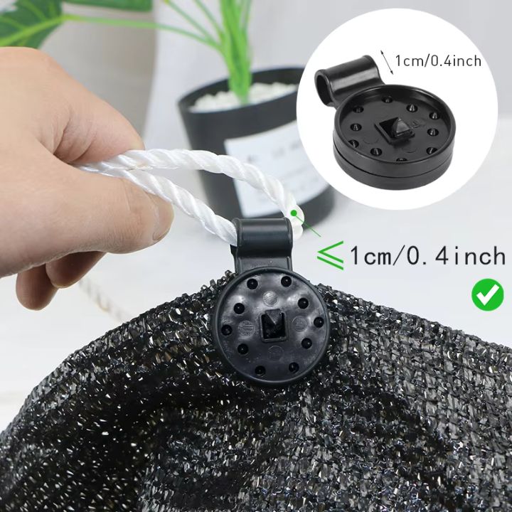 50 Stück Garten-Netz-Klemmen – Langlebig und einfach für Netze befestigen