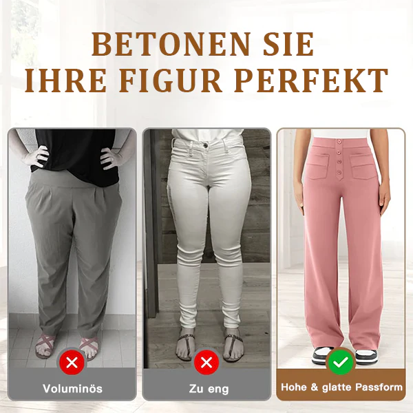 KomfortPlus™ - Lässige Stretch-Hose mit hoher Taille für Frauen