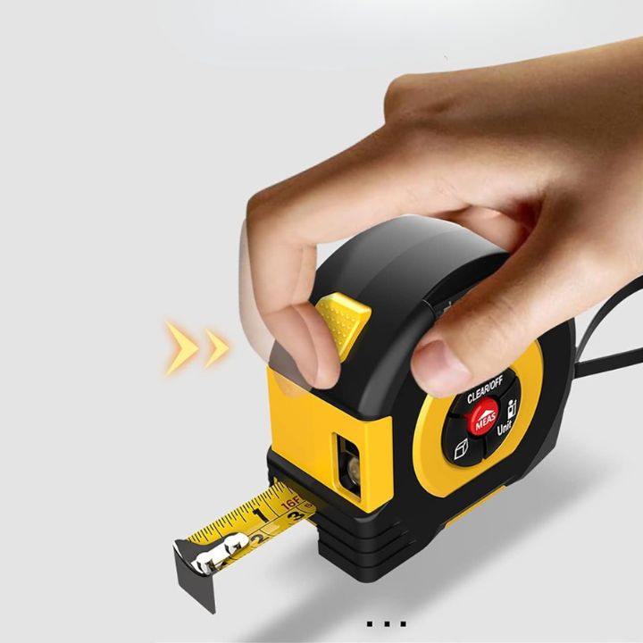 3-in-1 Laser-Maßband – Digital, infrarot & klassisch in einem Tool