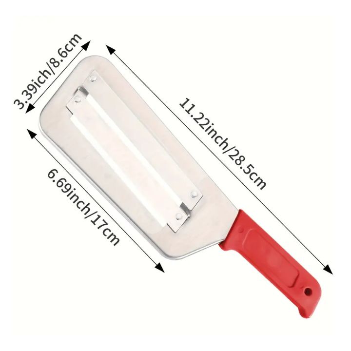 TwinBlade™ - Edelstahl-Doppelschicht-Schneider