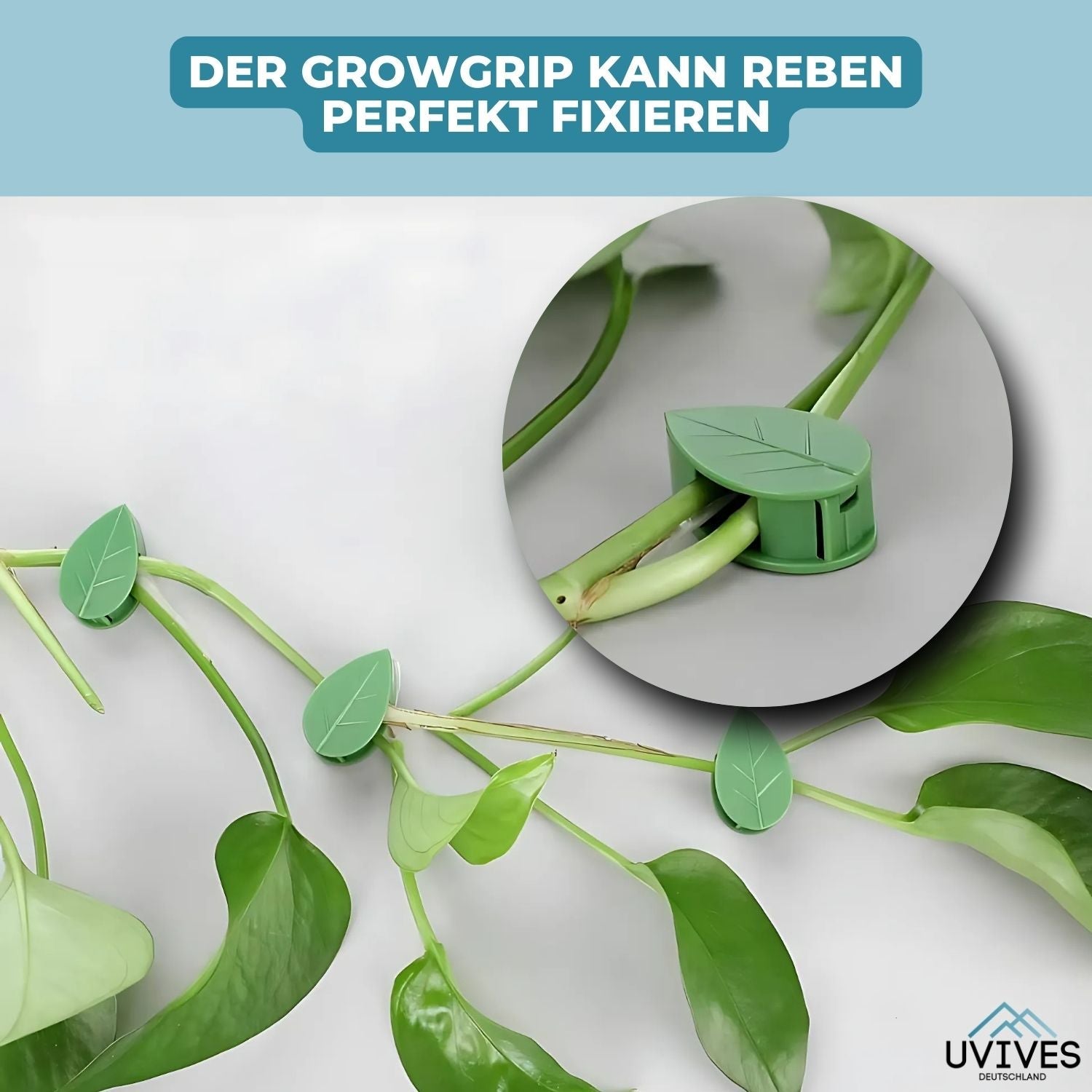 10+10 GRATIS | GrowGrip™ - Pflanzenbefestigungsklammern