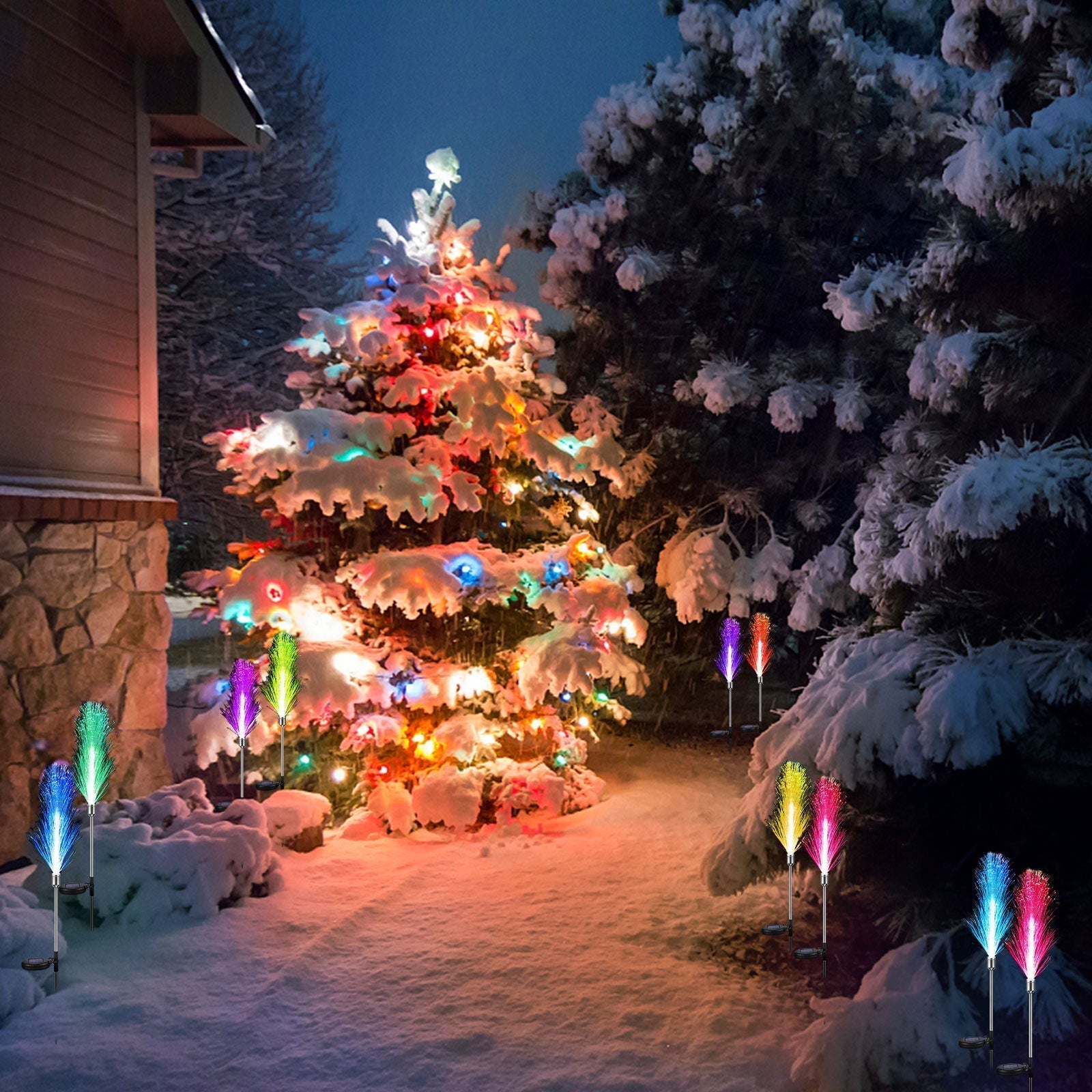 GlowPetal – Farbwechselnde Solarblumenlichter für deinen Garten