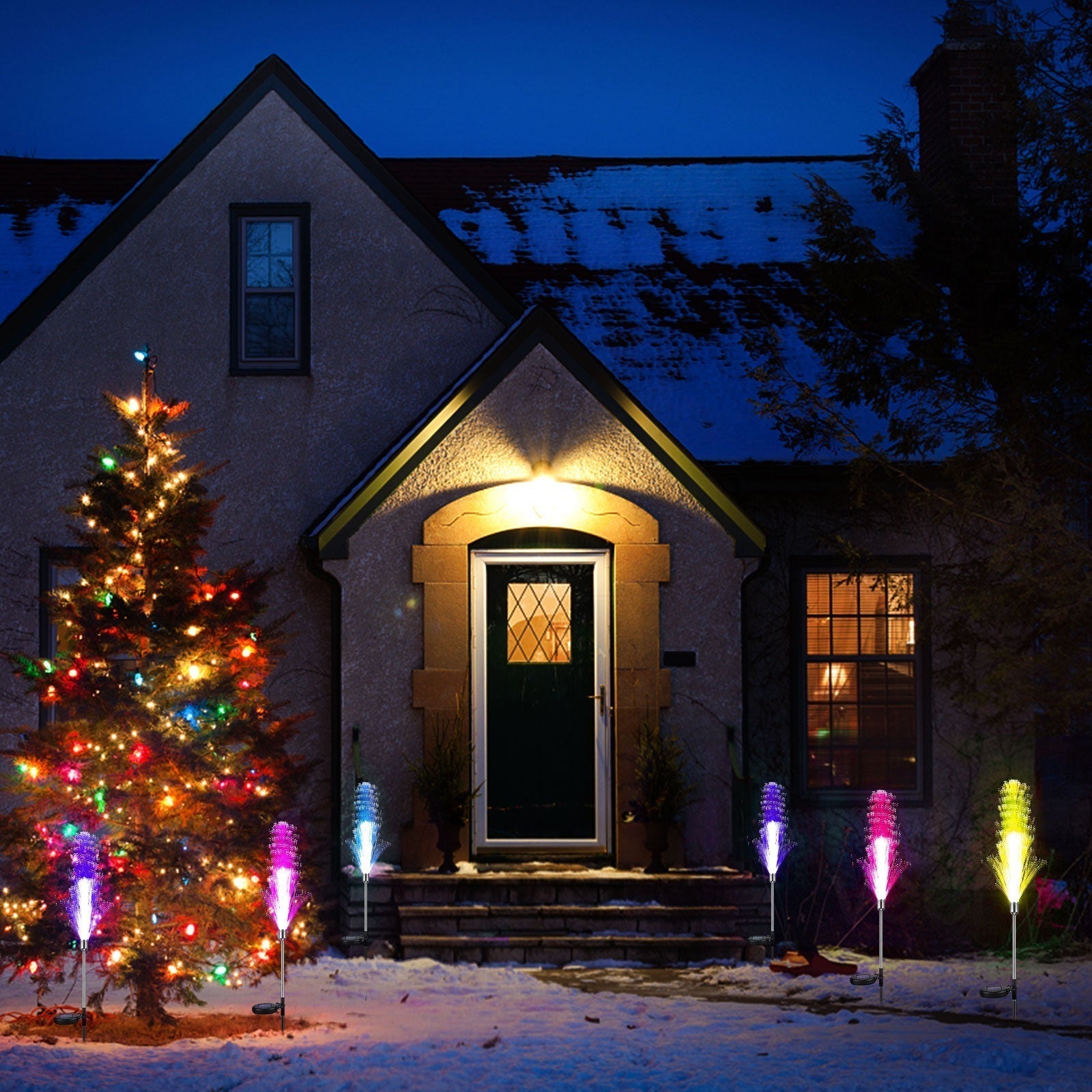 GlowPetal – Farbwechselnde Solarblumenlichter für deinen Garten