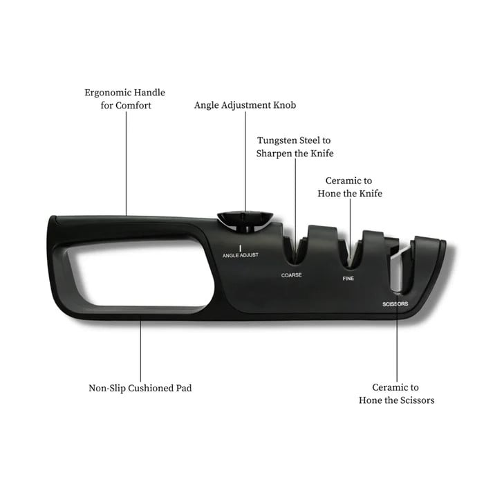 ApexEdge - Winkeleinstellbarer Messerschärfer