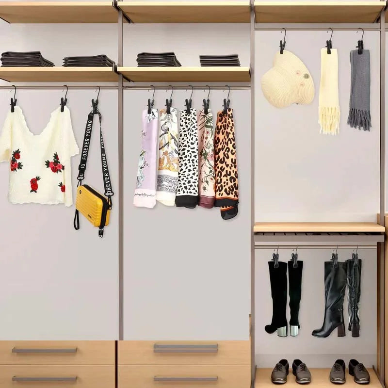 2+2 Gratis | Clipzy™ - Tragbare Reise-Kleiderbügel-Clips