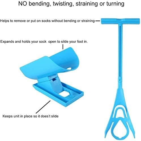 SockSlider™ - Socken und Schuhe mühelos anziehen, ohne sich zu strecken oder zu zerren