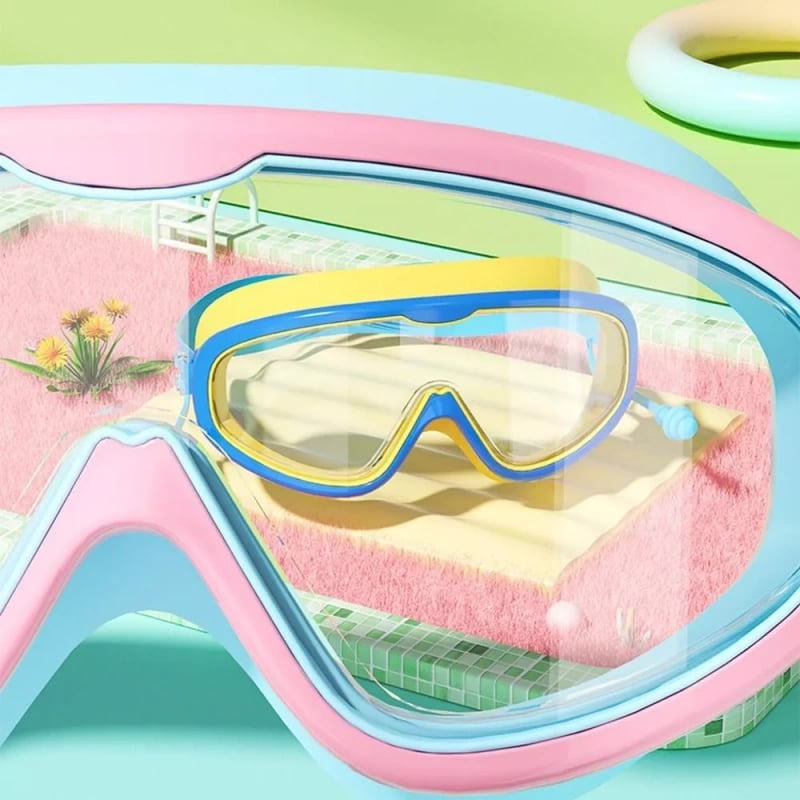 Kinder Schwimmbrille | HD-Panorama Sicht | UV-Schutz & Beschlagfrei