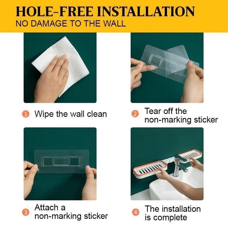 AquaSpin™ Eckorganizer — Verwandeln Sie jede Badezimmerecke in eine mühelose, trockene, schimmelfreie Aufbewahrung