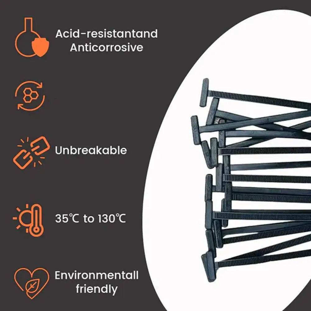 TitanGrip™ — Beherrschen Sie die Ruhe Ihres Autos mit sofortiger, werkzeugloser Kabelkontrolle (100 Stück/Set)