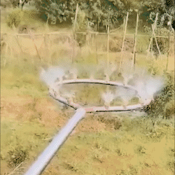 Ring-Sprühdüse mit Nebelfunktion – Ideal für Pferdestall, Weinberg, Landwirtschaft & Garten