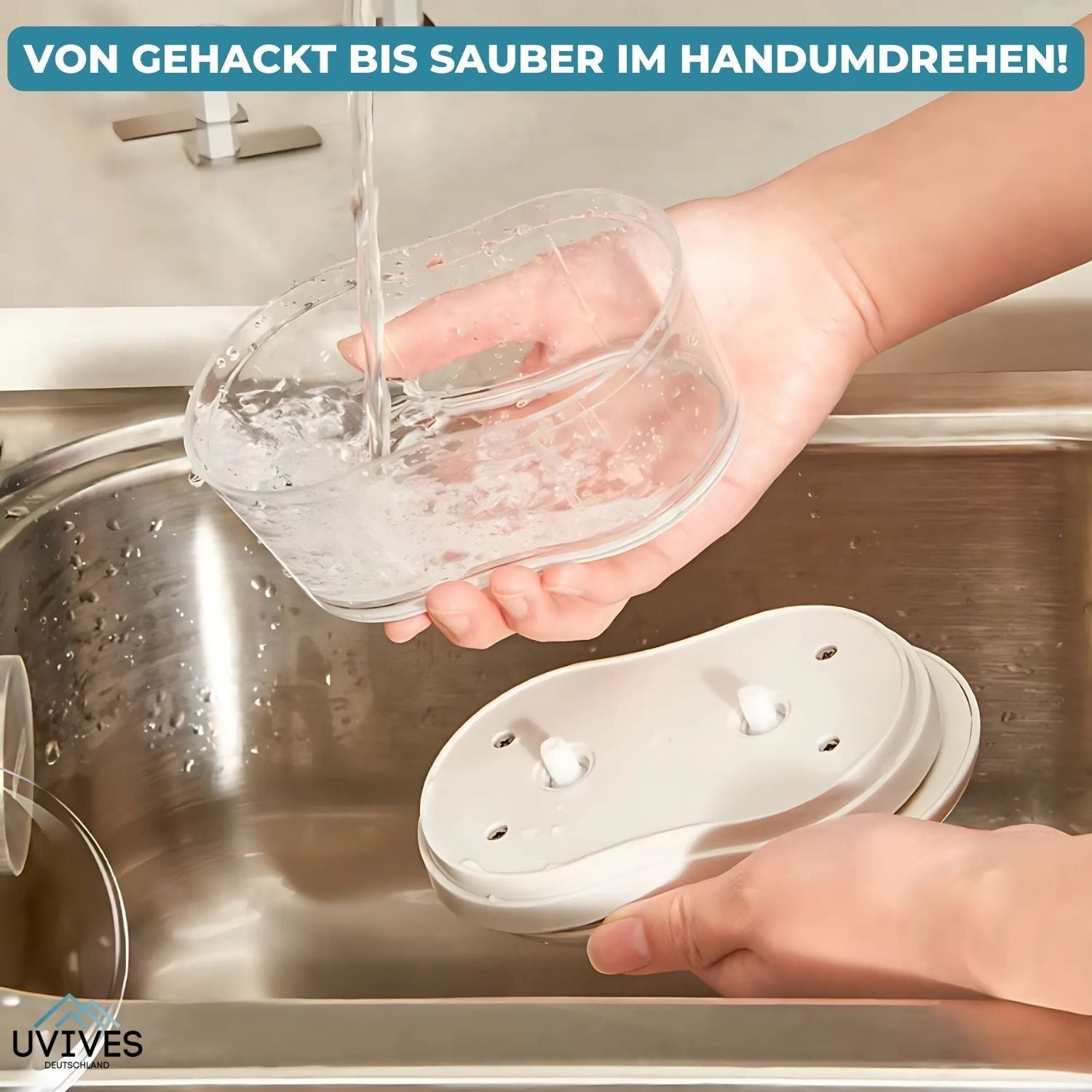 GrindWhiz™ - Handbetriebener Lebensmittelzerkleinerer und Gewürzzubereiter