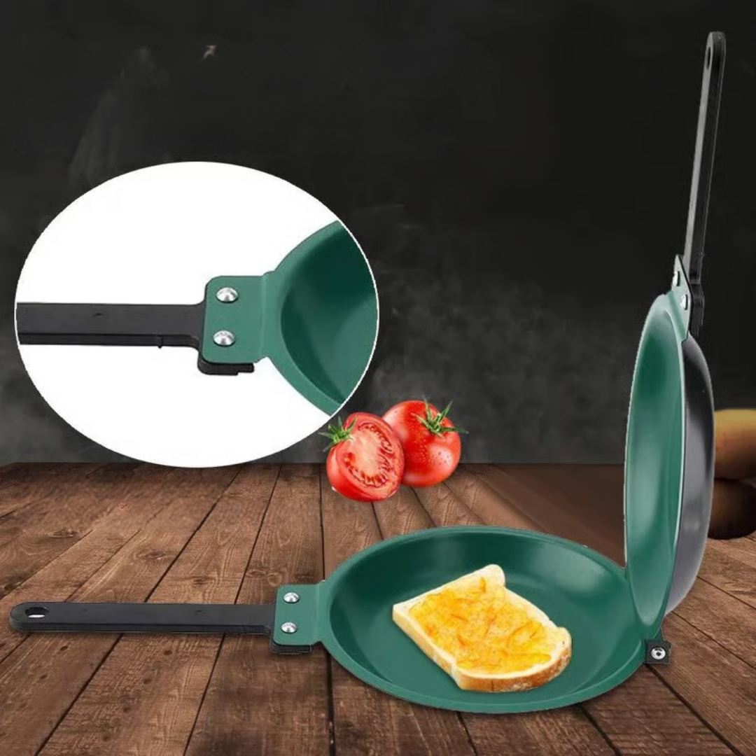 FlipEase™ | Doppelseitige Antihaft-Pfanne