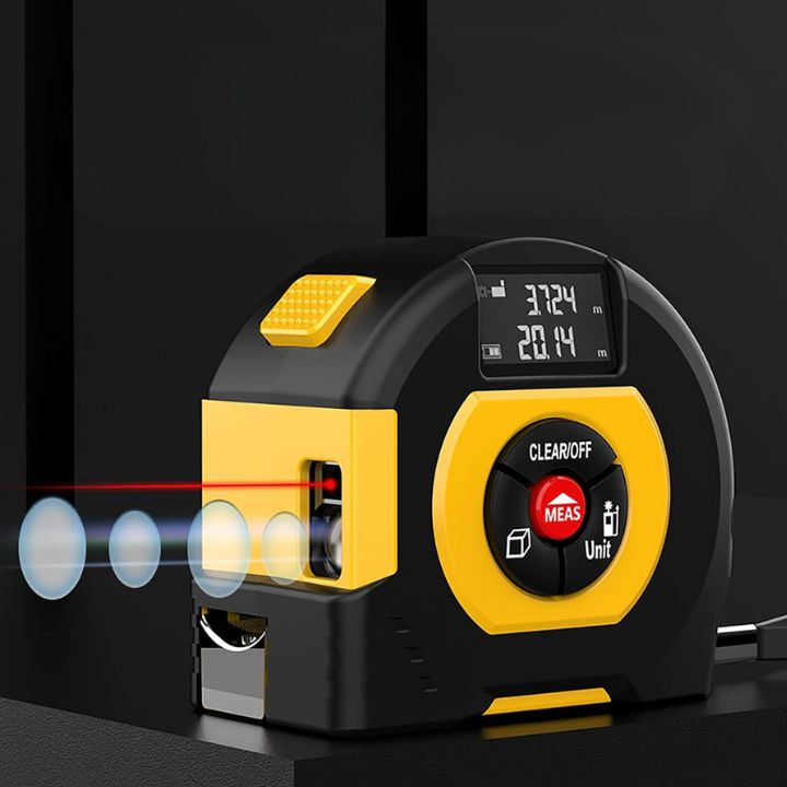 3-in-1 Laser-Maßband – Digital, infrarot & klassisch in einem Tool