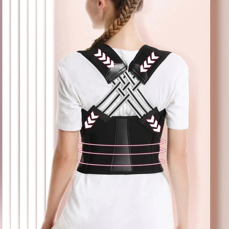 PostureFit™ | Verstellbarer Rückenstützgürtel für die Ausrichtung von Taille und Wirbelsäule