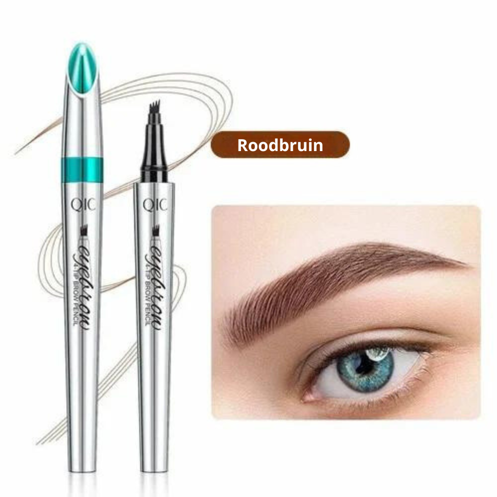 Wasserfester 3D Microblading-Augenbrauenstift mit 4-Gabel-Spitzen
