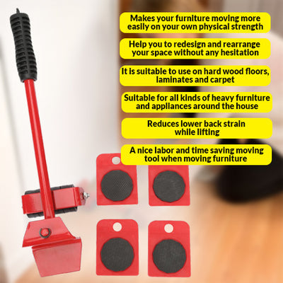 Set von schweren Möbelpackern™ ohne Schmerzen und Anstrengung!