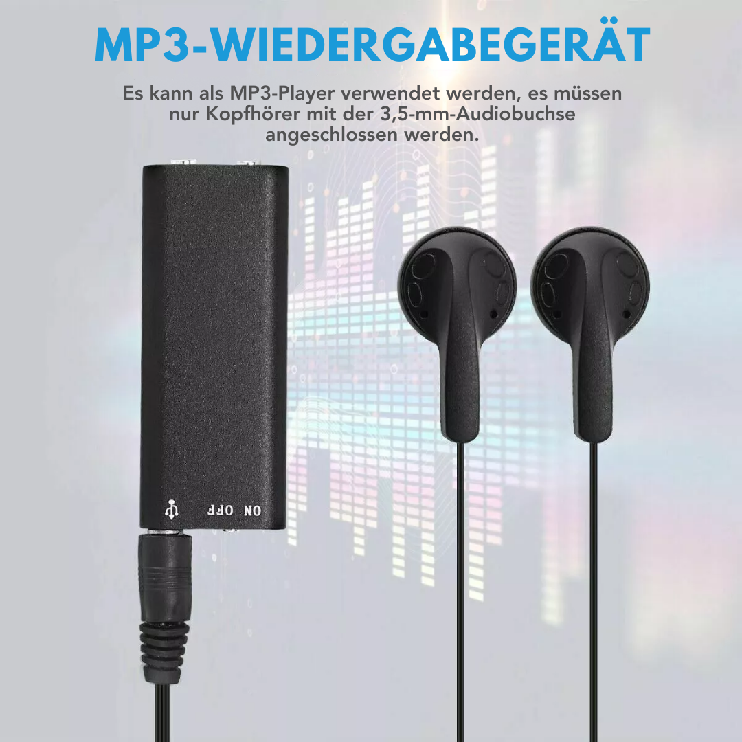 Stealth™ - Ermöglicht Ihnen die schnelle Aufzeichnung von Gesprächen mit nur einer Taste