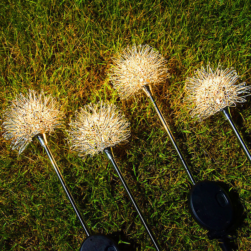 TwinklePuff - Wasserdichte Solar-Gartenleuchte im Pusteblumen-Design