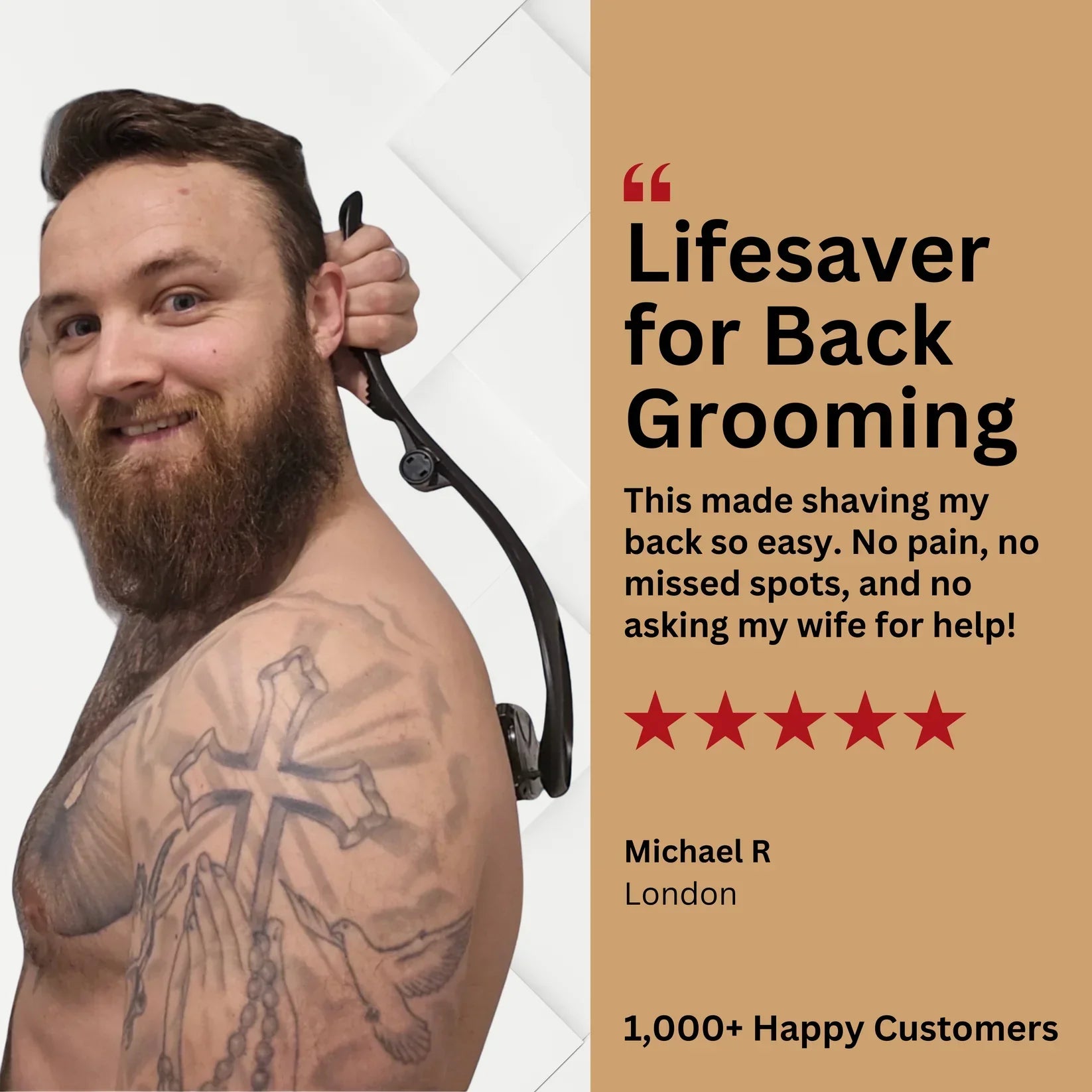 SmoothReach™ - Sauberes, glattes Rasurergebnis